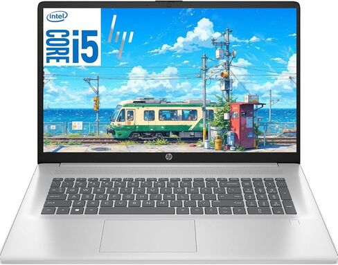 HP 17.3" Touchscreen Laptop with Lifetime Office 365 for the Web | Backlit Keyboard, Fingerprint Reader | Intel 13th Gen Core i5 CPU (10 Cores, 4.6GHz) | 64GB RAM, 2TB SSD | WiFi 6, Bluetooth 5.3 in Kuwait
