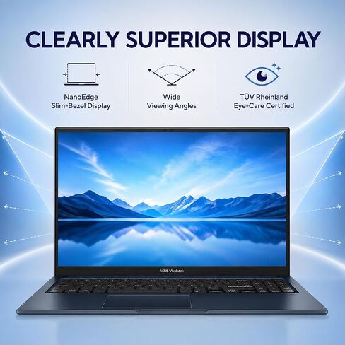 iCarp Customized Laptop Made with ASUS Vivobook 15 Next Gen AI Laptop 15.6" FHD 6-core Intel Core 3 100U 8GB/16GB/24GB/40GB DDR5 256GB/512GB/1TB/2TB Student Business Customized Computer Win11 in Kuwait