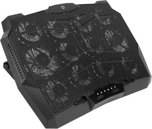 Laptop Cooling Pad with 3500RPM 12 Fans 5 Height Adjustable Stand Type C Powered for Laptop Overheating Prevention in Saudi Arabia