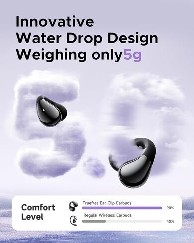 truefree B1 Wireless Earbuds, Clip-On Earphones, Open-Ear Headphones in Saudi Arabia