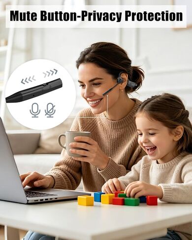 Open Ear Headphones with Mic, Bluetooth 5.1 Headset, aptX Low Latency in Saudi Arabia