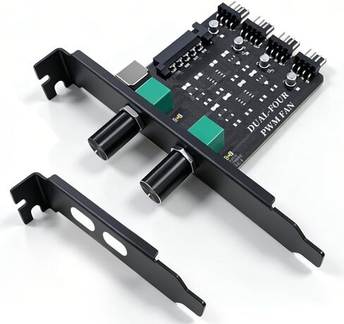 4 Pin 12V PWM PC Fan Speed HUB for 4pcs Fans in Saudi Arabia