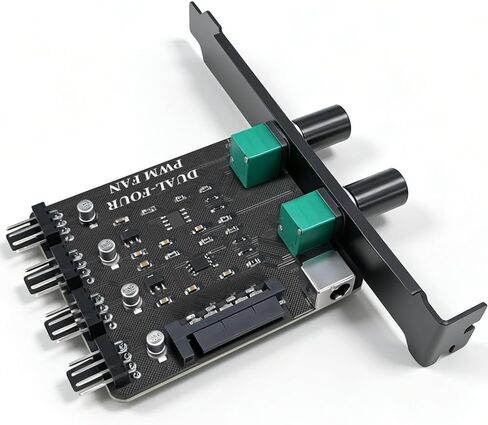 4 Pin 12V PWM PC Fan Speed HUB for 4pcs Fans in Saudi Arabia