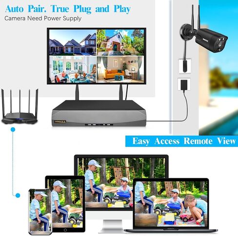5MP 10 Channel Wireless NVR Network Video Recorder Max 6TB, No HDD in Saudi Arabia