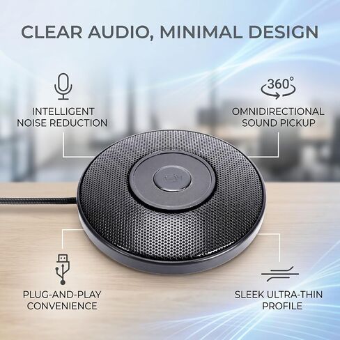 Noise Cancelling 3.5mm Computer Microphone Design for Online Calls and Gaming with 2m Cable in Saudi Arabia