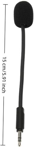 3.5mm Game Headset Microphone 5.91in Noise Cancelling Detachable Bendable Microphone for G735 Video Games Live Streaming in Saudi Arabia