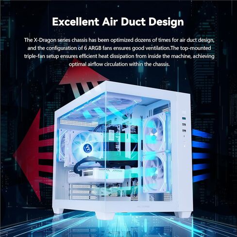 جهاز الكمبيوتر المكتبي للألعاب MLOONG AMD Ryzen 5 5500 GeForce RTX 5060 1 تيرابايت SSD 16 جيجابايت رام 650 وات Win11 واي فاي أبيض in Kuwait