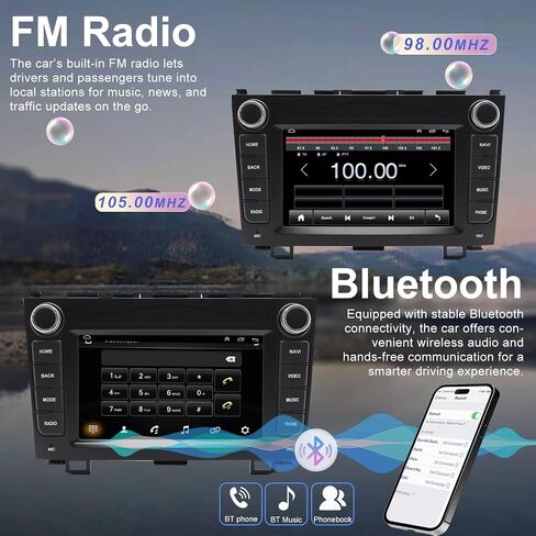 5G WiFi Upgrade Android Car Radio Stereo for Honda CRV 2007 2008 2009 2010 2011, 7 Inch Touch Screen Head Unit with Wireless Apple Carplay Android Auto GPS Navigation FM Bluetooth SWC HD Backup Camera in Saudi Arabia