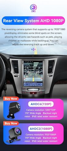 Android 14 Car Stereo for Subaru Outback Impreza Legacy 2009-2014 (with HK), 8 Core 4G+64G GPS Navigation with 9.7 inch Touchscreen via Carplay Android Auto SWC Bluetooth EQ (Model B) in Saudi Arabia