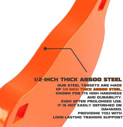 Highwild Rebar Target Stand Mounting Kit with 1/2" Thick 10" Gong AR500 Steel Target for Shooting in Kuwait