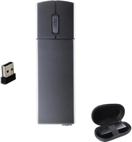 Wireless Mouse, Portable Mini Mouse with USB Receiver Storage Case in Saudi Arabia