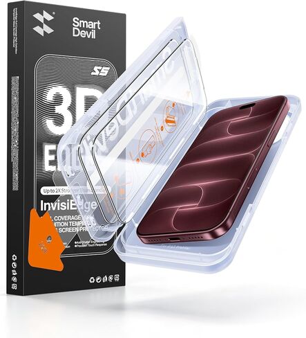 SMARTDEVIL 2 Pack Tempered Glass for iPhone 17 Pro Max Screen Protector in Saudi Arabia