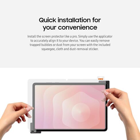 SAMSUNG Galaxy Tab S11 Anti-Reflecting Screen Protector, Easy to Attach, Durable and Responsive, US Version, Transparent in Saudi Arabia