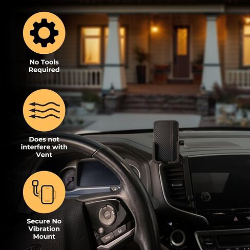 Phone Holder for Honda Pilot 2016-2022 Model Years/Custom Made/Easy to Install/No Tools Required in Saudi Arabia