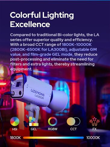 Godox LA150R 150W RGB LED Video Light Kit with Storage Carrying Bag in Saudi Arabia