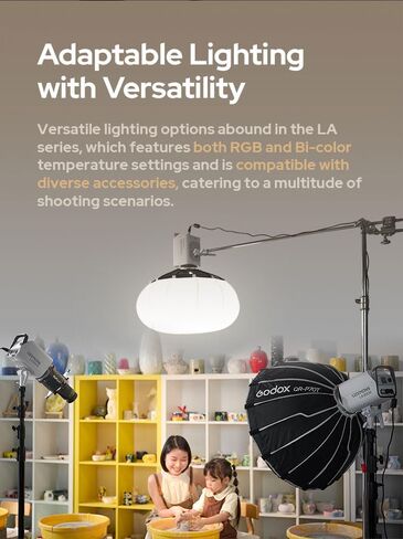 Godox LA150R 150W RGB LED Video Light Kit with Storage Carrying Bag in Saudi Arabia