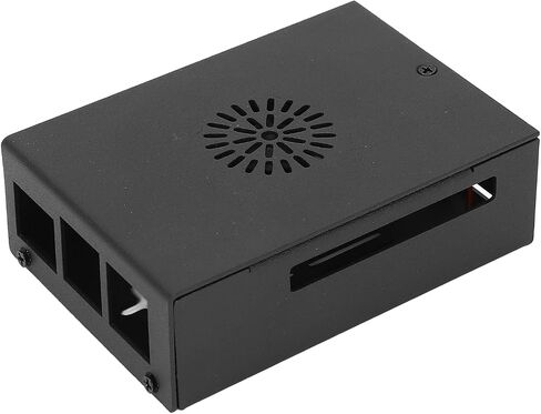 Aluminum Alloy Protective Enclosure for Orangepi 5 Pro Precise Hole Position Metal Protective Case with Cooling Fan in Saudi Arabia