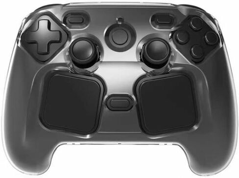 Clear PC Hard Protective Case for Steam Controller 2, Anti-Yellowing Crystal Cover with Precision Cutouts, Snap-On Design, Puck Storage Cutout, Charging Friendly, Scratch Resistant Shell in Saudi Arabia