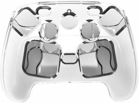 Clear PC Hard Protective Case for Steam Controller 2, Anti-Yellowing Crystal Cover with Precision Cutouts, Snap-On Design, Puck Storage Cutout, Charging Friendly, Scratch Resistant Shell in Saudi Arabia