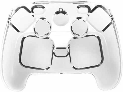 Clear PC Hard Protective Case for Steam Controller 2, Anti-Yellowing Crystal Cover with Precision Cutouts, Snap-On Design, Puck Storage Cutout, Charging Friendly, Scratch Resistant Shell in Saudi Arabia