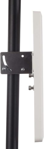 2.4 GHz 2x2 MIMO Flat Panel Antenna Set 15 dBi Long Range Outdoor Directional Antenna Pole Mount with 16ft Extension Cable for Long Range WiFi Reception in Saudi Arabia