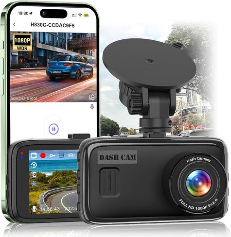 1080P Front Dash Cam, Dashboard Camera Recorder for Cars, NO SD Card in Saudi Arabia