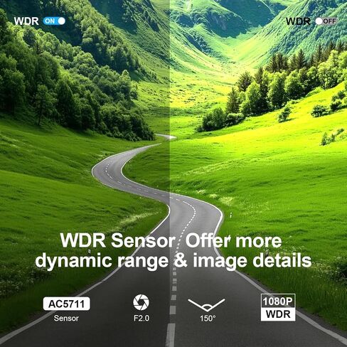 1080P Front Dash Cam, Dashboard Camera Recorder for Cars, NO SD Card in Saudi Arabia
