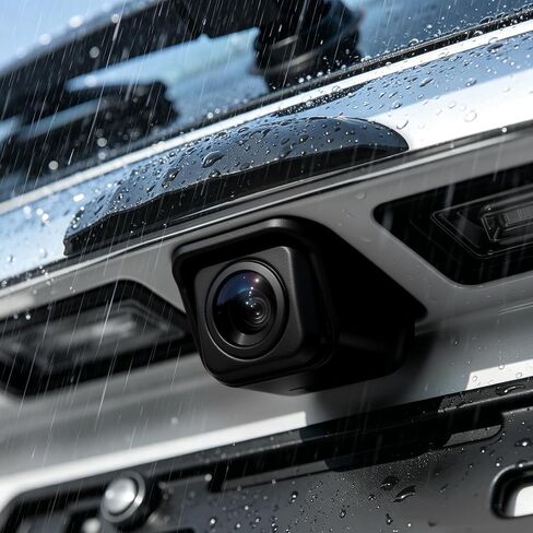 Silicone Backup Camera Rain Shield,Anti-Rain Car Camera Rain Cover with Wider Design,Non-Destructive Installation Rear View Backup Cameras Cover as Car Modification Accessories in Saudi Arabia