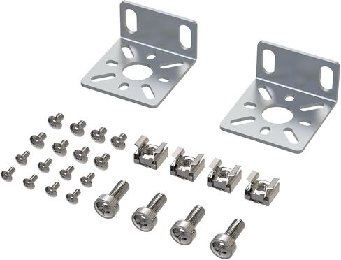 Rack Mount Kit for Switch, Stainless Steel Universal1U Rack Ears for Most Cisco NETGEAR Dell D-Link Linksys HP etc 16/24/48 Series Switches in Saudi Arabia