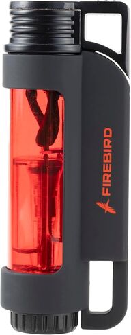 Firebird Illume Torch Lighter 2-Pack – Triple Jet Flame, Single-Action Ignition, Full-View Fuel Tank, Rubberized Grip, Wind Resistant, Refillable Butane Lighter (Red + Blue) in Saudi Arabia