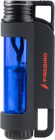Firebird Illume Torch Lighter 2-Pack – Triple Jet Flame, Single-Action Ignition, Full-View Fuel Tank, Rubberized Grip, Wind Resistant, Refillable Butane Lighter (Red + Blue) in Saudi Arabia