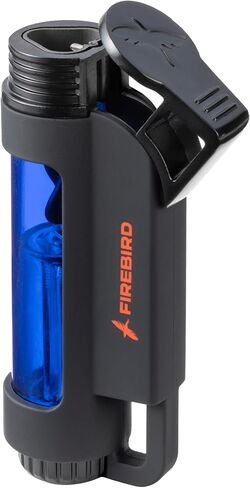 Firebird Illume Torch Lighter 2-Pack – Triple Jet Flame, Single-Action Ignition, Full-View Fuel Tank, Rubberized Grip, Wind Resistant, Refillable Butane Lighter (Red + Blue) in Saudi Arabia