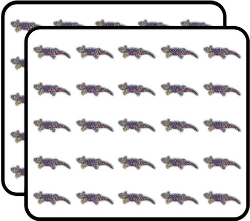 Iguana Animal Doodle Waves Pattern Art Decorative Scrapbooking Sticker Waterproof Vinyl Stickers for Water Bottle, Laptop & Phone Case – 50 Pack in Saudi Arabia