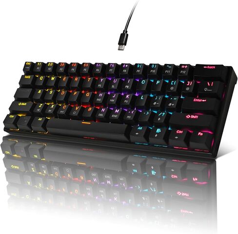 60% Mechanical Keyboard, RGB Mechanical Gaming Keyboard, Blue Switch in Saudi Arabia