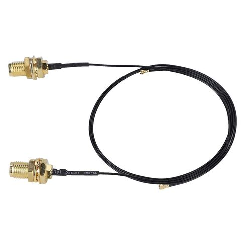 2Pcs WiFi Antenna Extension Cable High Gain RPSMA to NGFF M.2 Connector for Enhanced Wireless Performance 31cm in Saudi Arabia