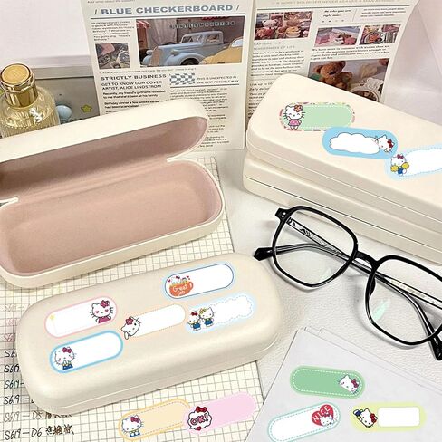 60Pcs Cartoon Hello Kitty Handwritten Name Stickers in Saudi Arabia