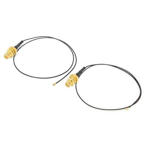 M.2 WiFi Antenna Cable, Durable External Adapter for Improved Reception, 30cm Length, Perfect for Wireless Network Cards, 2 Pcs in Saudi Arabia