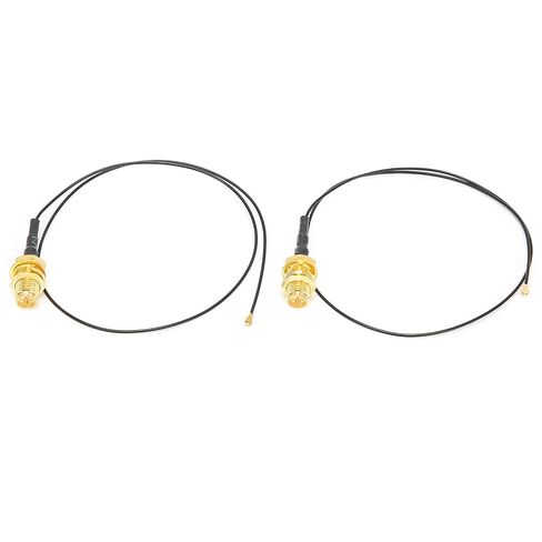 M.2 WiFi Antenna Cable, Durable External Adapter for Improved Reception, 30cm Length, Perfect for Wireless Network Cards, 2 Pcs in Saudi Arabia