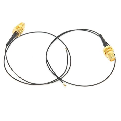 M.2 WiFi Antenna Cable, Durable External Adapter for Improved Reception, 30cm Length, Perfect for Wireless Network Cards, 2 Pcs in Saudi Arabia