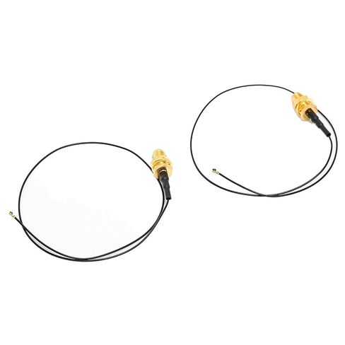 M.2 WiFi Antenna Cable, Durable External Adapter for Improved Reception, 30cm Length, Perfect for Wireless Network Cards, 2 Pcs in Saudi Arabia