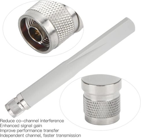 Fafeicy 9dbi High Gain N Male 2.4G 5.8G Dual Band Flexible 90 Degree Rotatable ABS Material for WiFi Router Wireless Module Outdoor Monitoring in Saudi Arabia