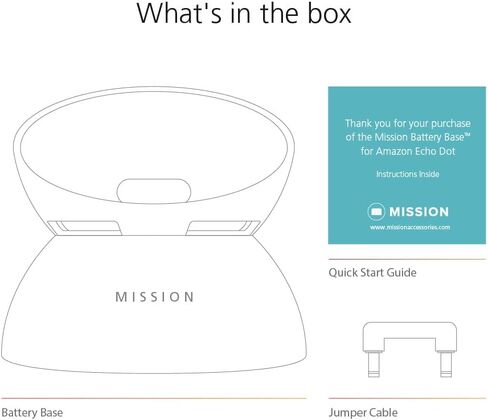 Made for Amazon Battery Base, for Echo Dot (5th generation) in Saudi Arabia