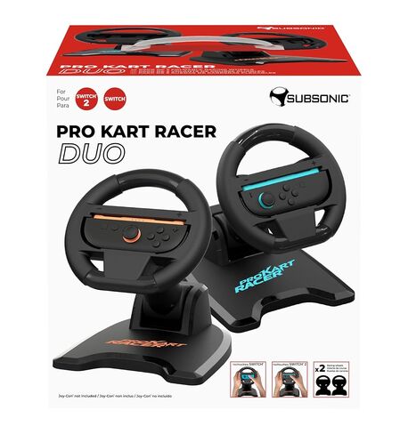 SUBSONIC Pack 2 Folding Steering Wheels for Nintendo Switch 2 Switch Joycon in Saudi Arabia