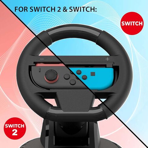SUBSONIC Pack 2 Folding Steering Wheels for Nintendo Switch 2 Switch Joycon in Saudi Arabia