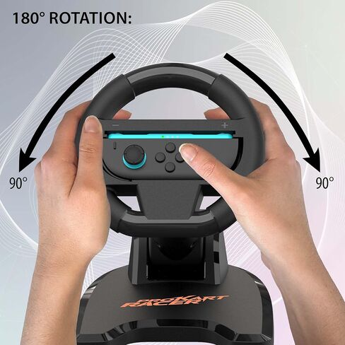 SUBSONIC Pack 2 Folding Steering Wheels for Nintendo Switch 2 Switch Joycon in Saudi Arabia