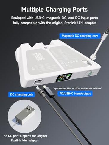 Starlink Mini Battery Pack LinkPower 2 with Car Suction Cup Mount in Saudi Arabia