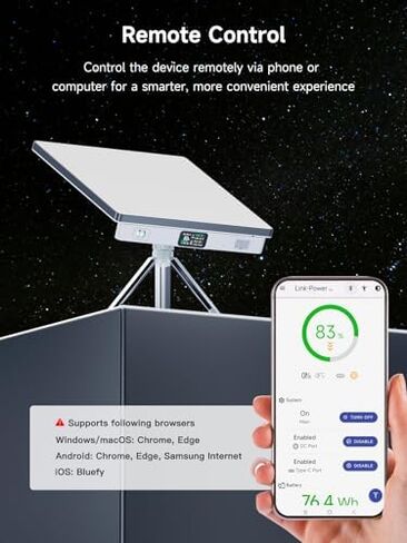 Starlink Mini Battery Pack LinkPower 2 with Car Suction Cup Mount in Saudi Arabia