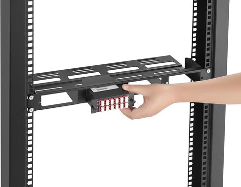 High Density 1U Rack Mount Modular Fiber Enclosure for LGX MTP MPO Modular Fiber Patch Panel, Pre-terminated Fiber Enclosure in Saudi Arabia