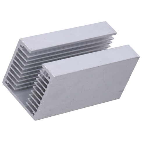 Aluminium Heat Sink for Electronics, 100x50x50mm U Type Cooler in Kuwait