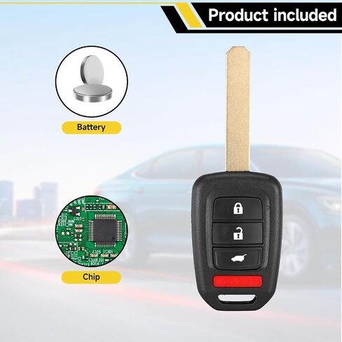 2 Pcs Smart Key Fob Replacement Fits for Honda HRV 2016 2017 2018 2019 2020 2021 2022 CRV 2014-2016 Car Keyless Entry Remote MLBHLIK6-1T 315MHz in Saudi Arabia